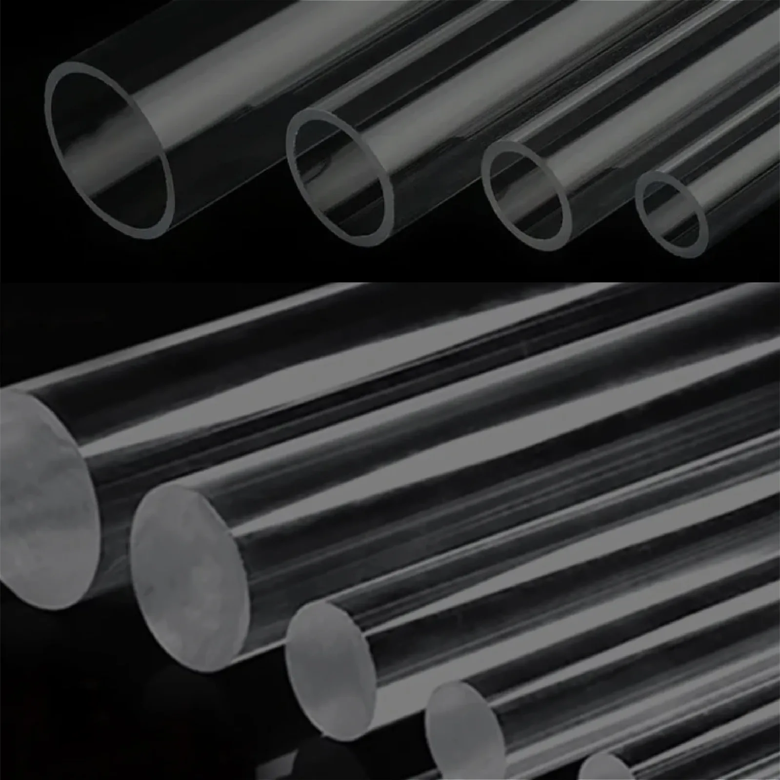 Plexiglas-Rohre und -Röhren